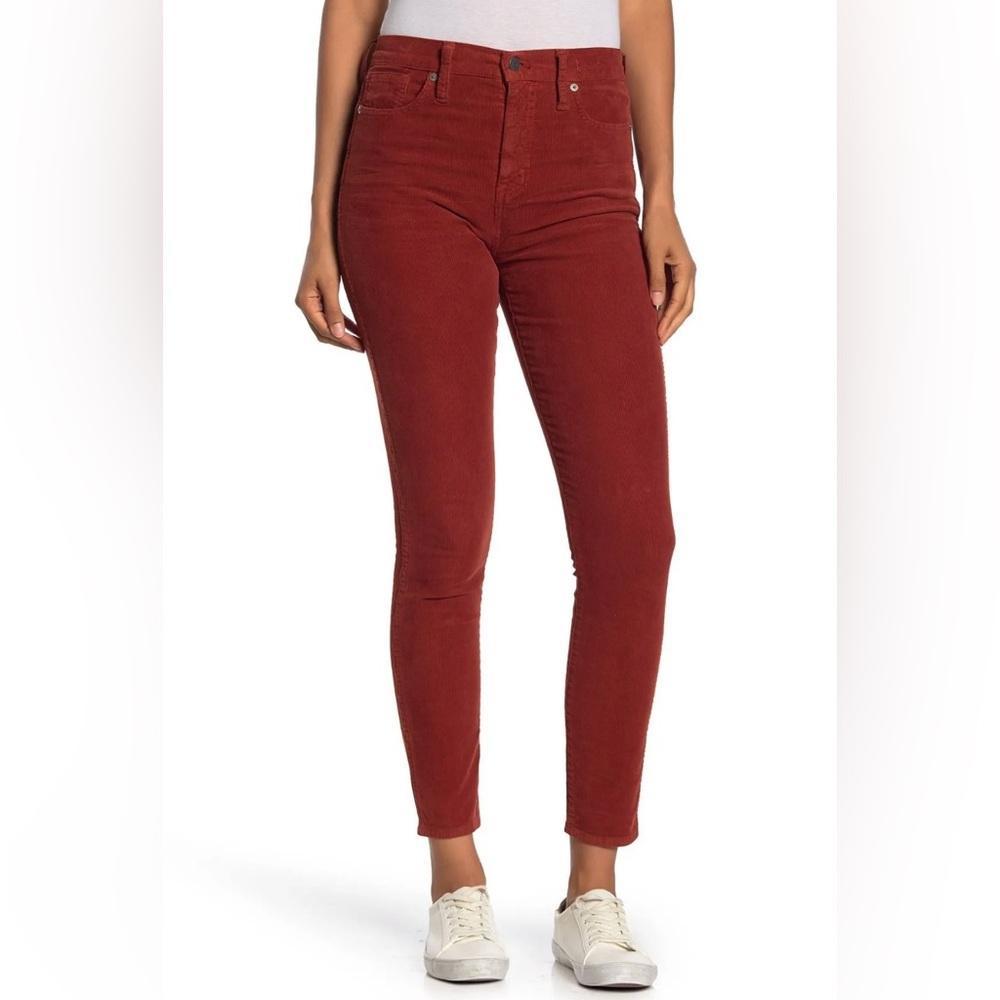 Madewell Corduroy 10" High-Rise Skinny Jeans Size 27